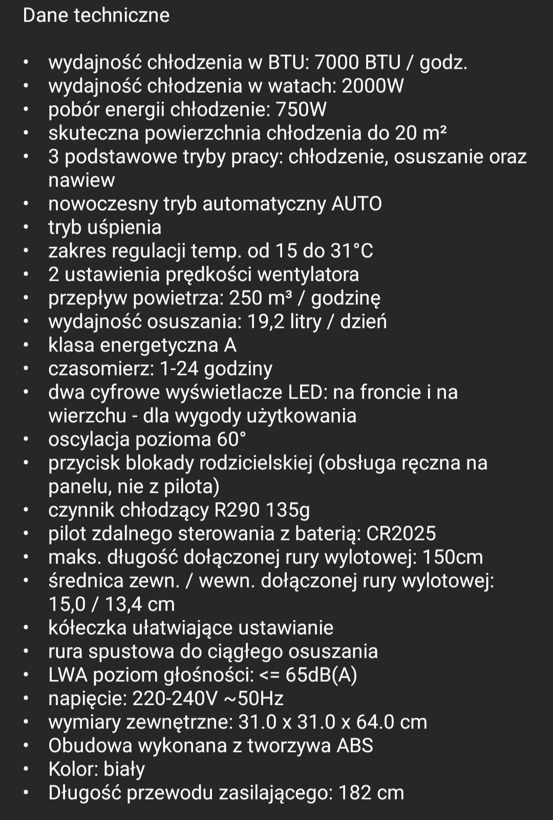 Klimatyzator przenośny (klimatyzacja)