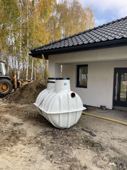 Przydomowa biologiczna, hybrydowa oczyszczalnia ścieków MONTAŻ
