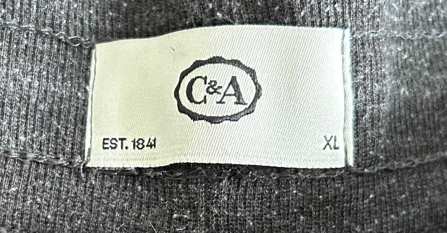 Duże klasyczne męskie dresy bawełniane C&A XL / sportowe i na co dzień