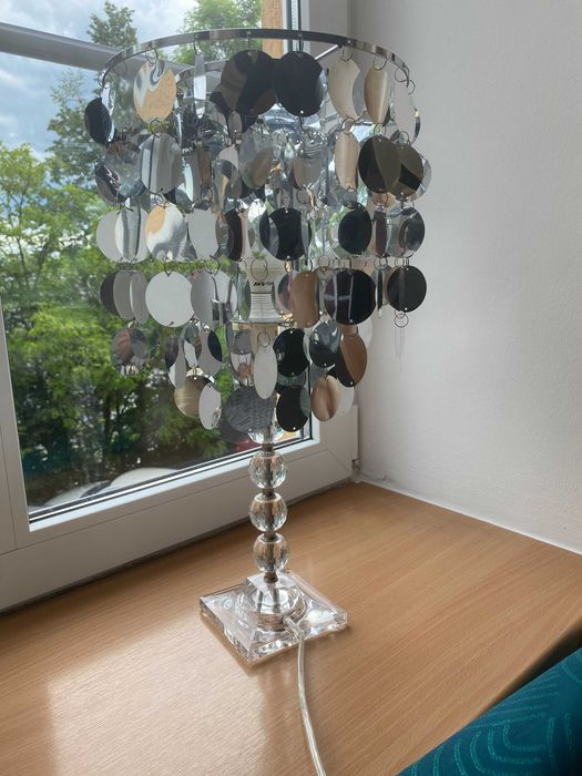 Lampa stołowa w stylu glamour, MASSIVE - 50 cm