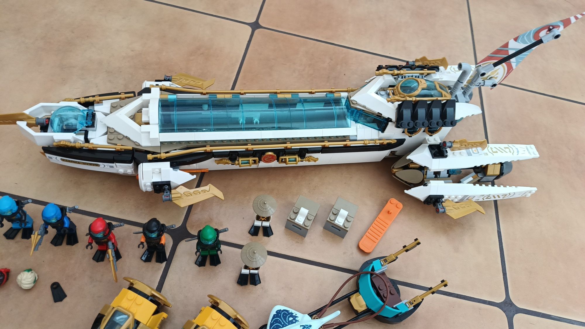 Lego oryginał 71756 ogromna pływajaca perła Ninjago komplet unikat kg