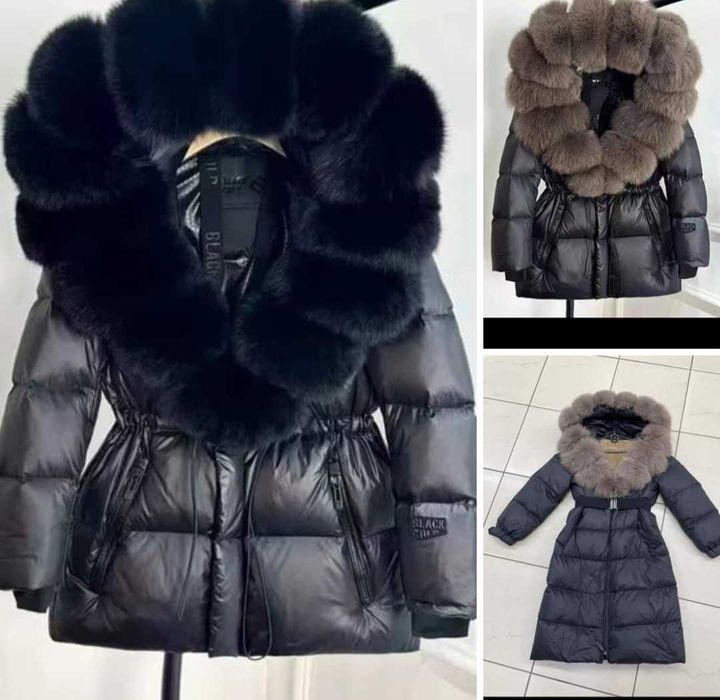 Kurtka puchowa zimowa nowa kolekcja fashion collection