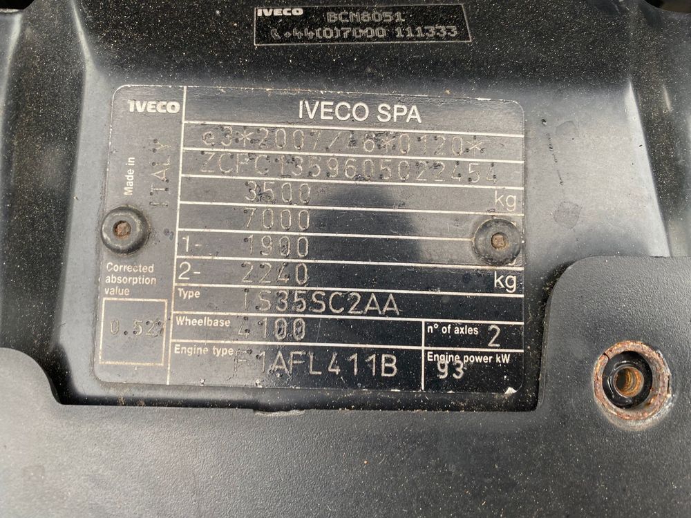 Iveco Daily 35S13 2.3 Diesel Anglik