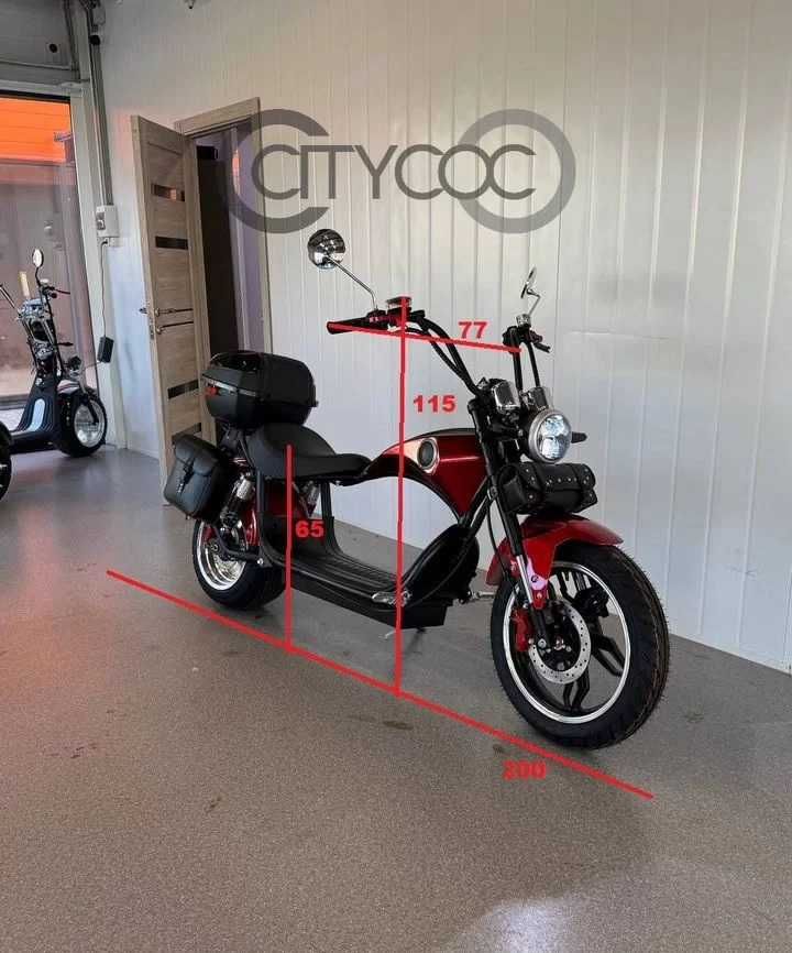 Super Sale‼️ Електроскутер CityCoco Chopper 1500Вт до 45км (Встигни)