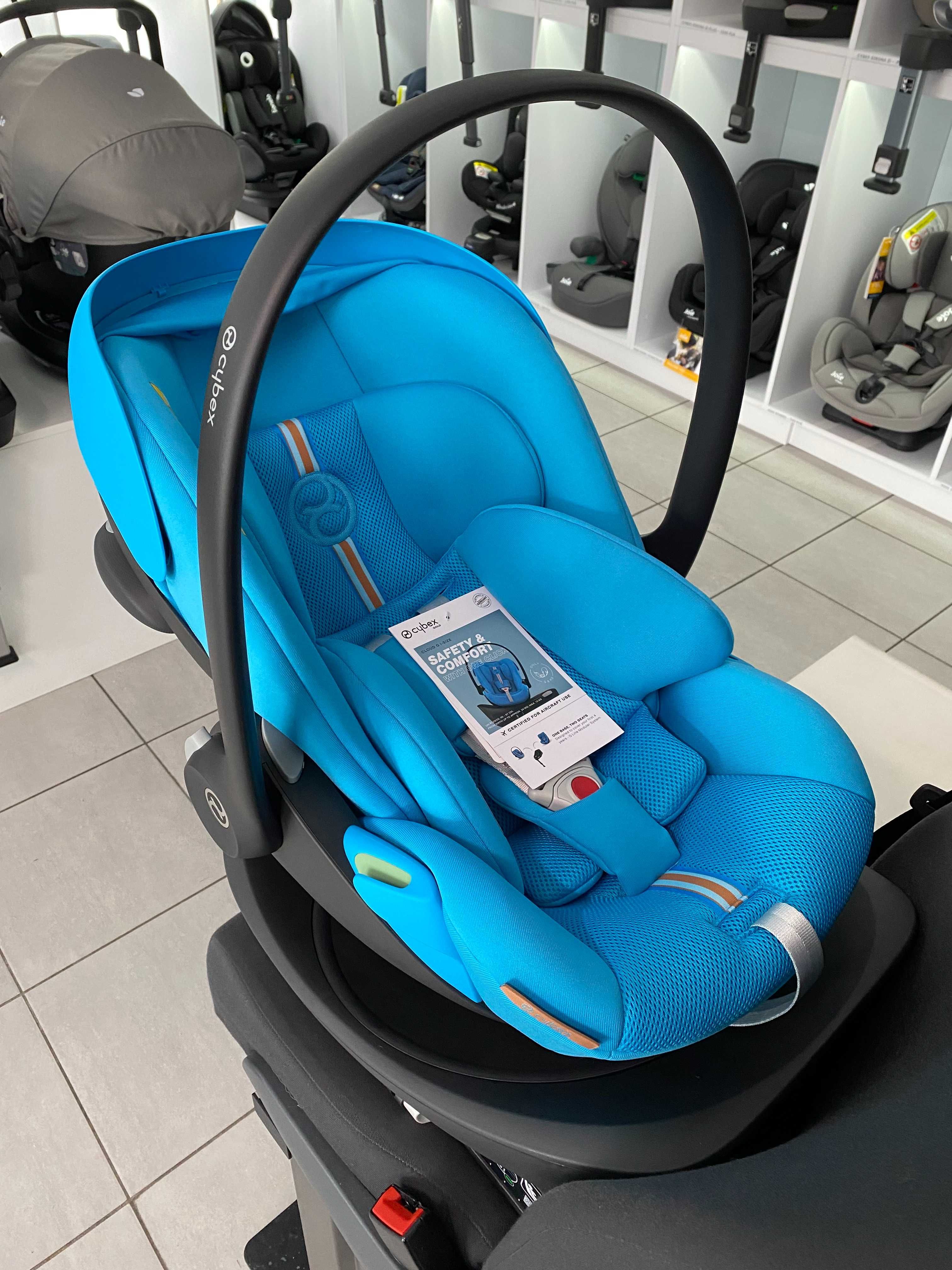 CYBEX CLOUD G i-Size + baza CYBEX Base G do 87 cm z ISOFIX