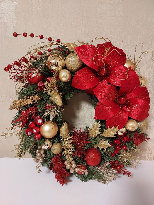 Різдвяний вінок на двері