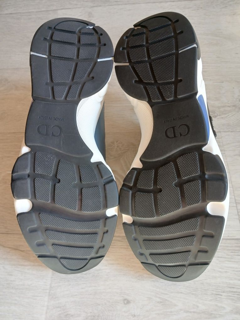 Кроссовки Мужские, Dior B 22 White and blue.