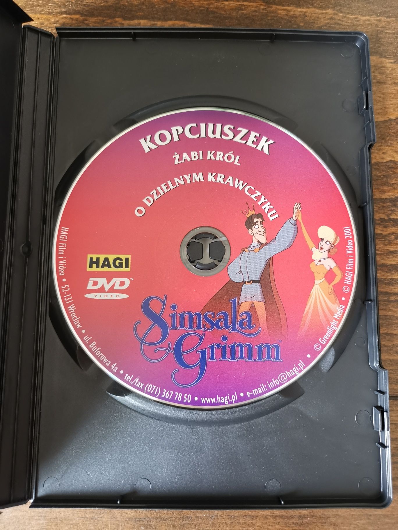 Baśnie Braci Grimm, film dvd