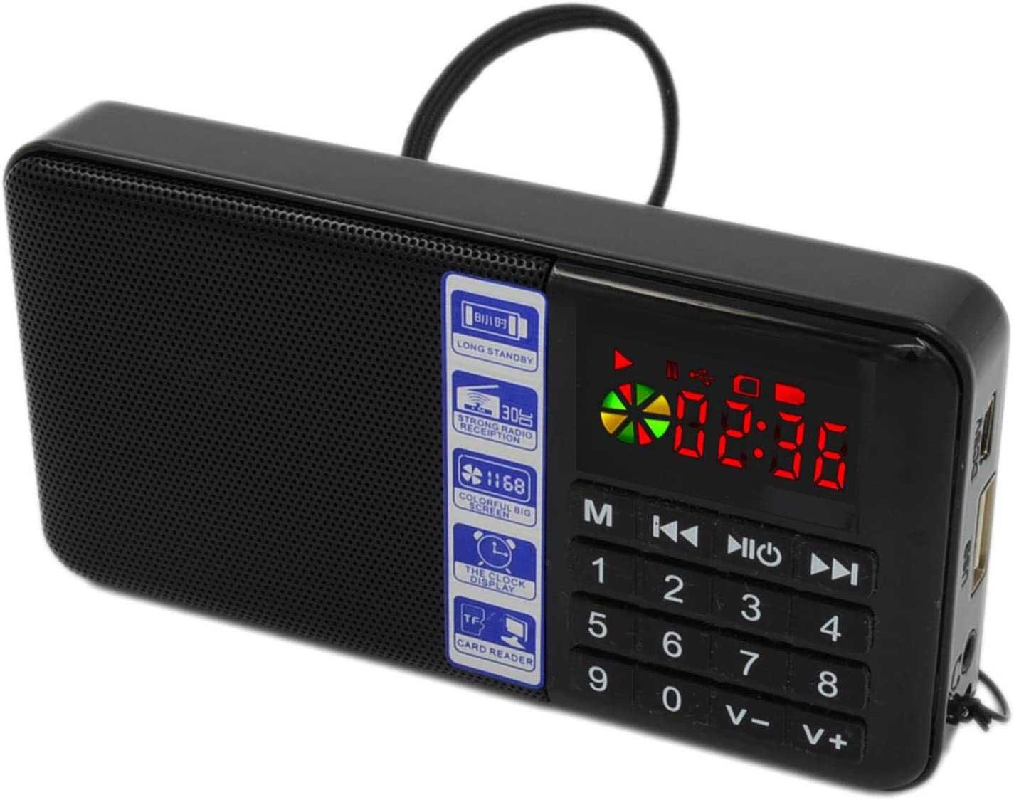 Rádio portátil MP3 Coluna FM Hi-Rice SD-111