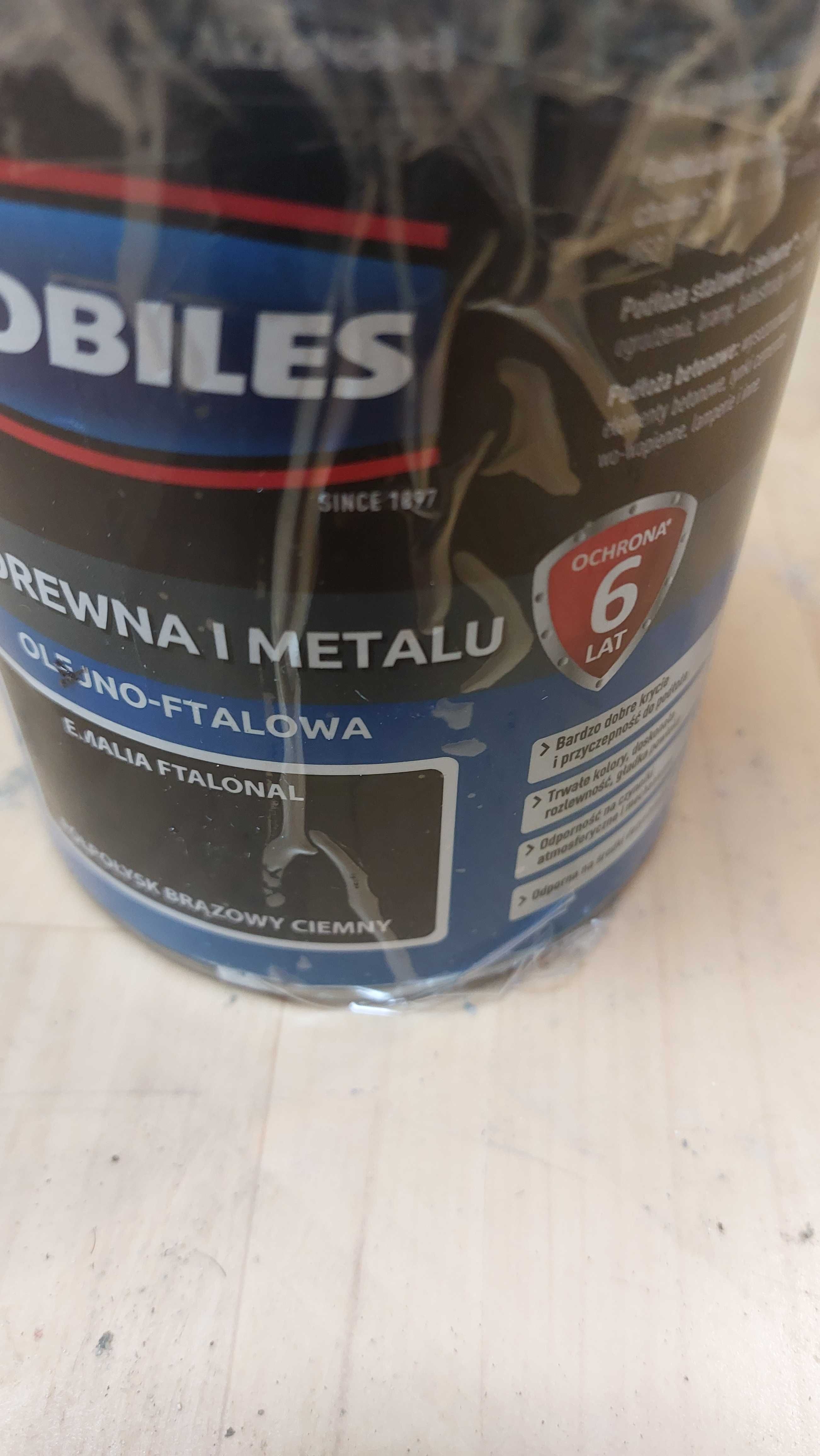 NOBILES BRĄZ-OWY CIEMNY brązowa farba olejno-ftalowa