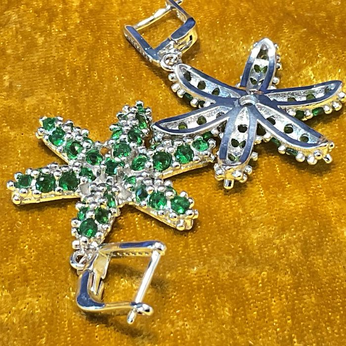 Brincos prata 925 ,medida 5 cm