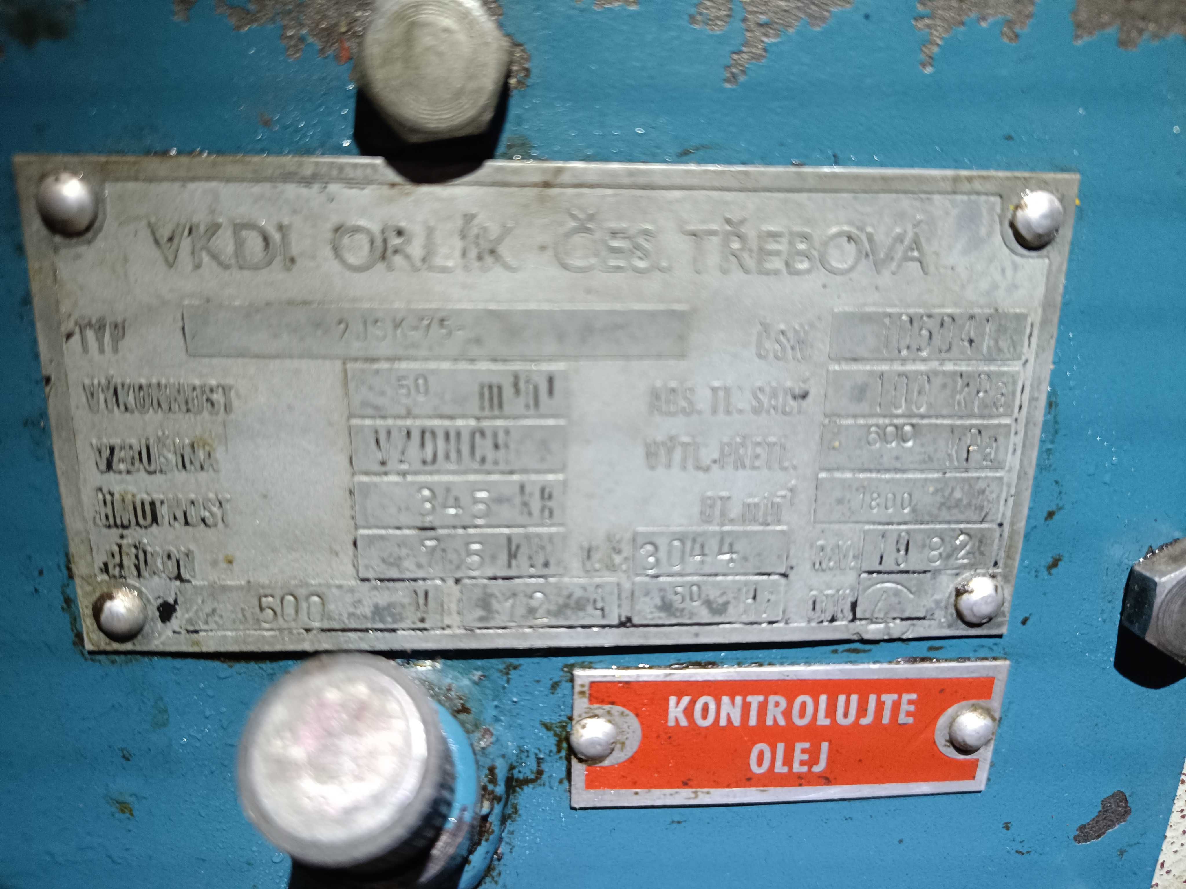 Sprężarka, kompresor orlik.