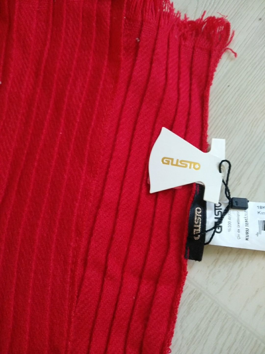 Набір шарф+ перчатки фірми Gusto