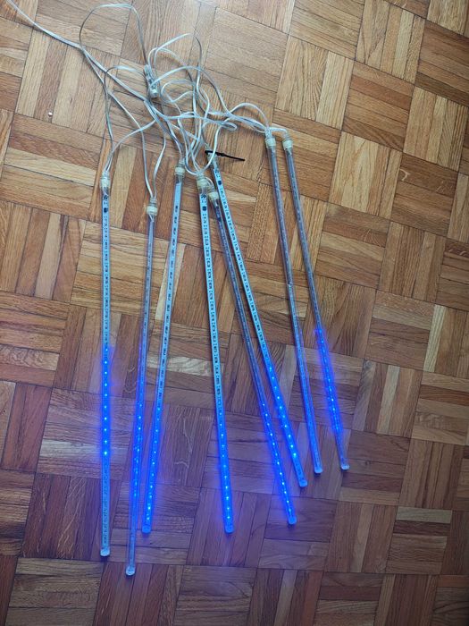 Girlanda Meteor shower spadające gwiazdy