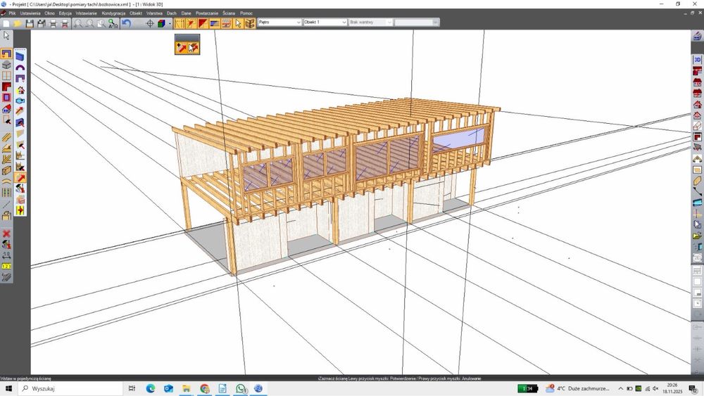 Precyzyjne pomiary 3D tachimetrem oraz weryfikacja wykonanych prac