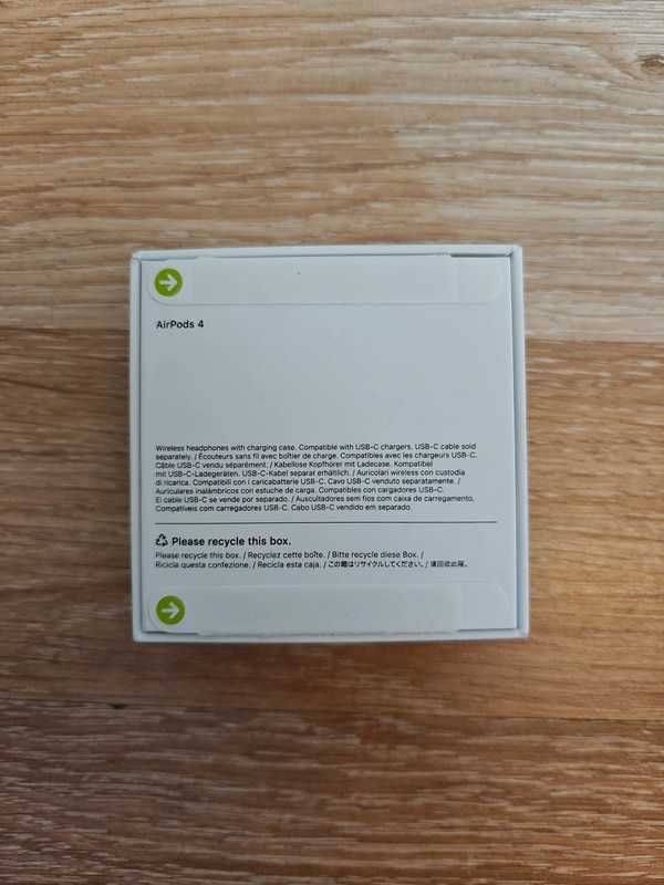 Apple AirPods 4 • nierozpakowane • oryginalne • gwarancja • bez AMC