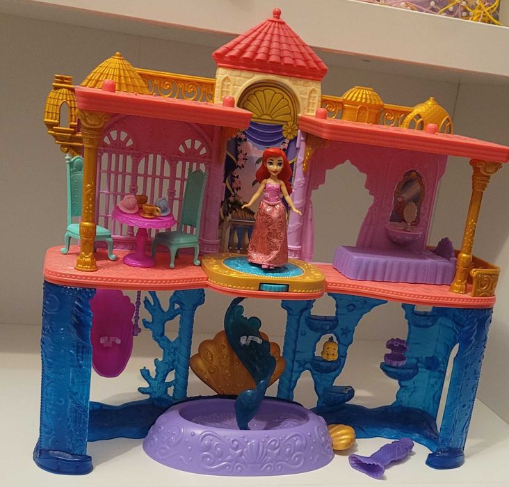Disney Princess Księżniczka Ariel Zamek Domek Mattel Ariel Palace
