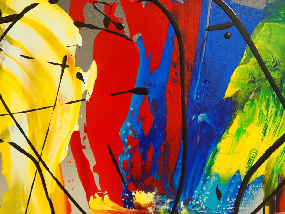 Obraz nowoczesny abstrakcja 70cm x 100cm "MY WAY"