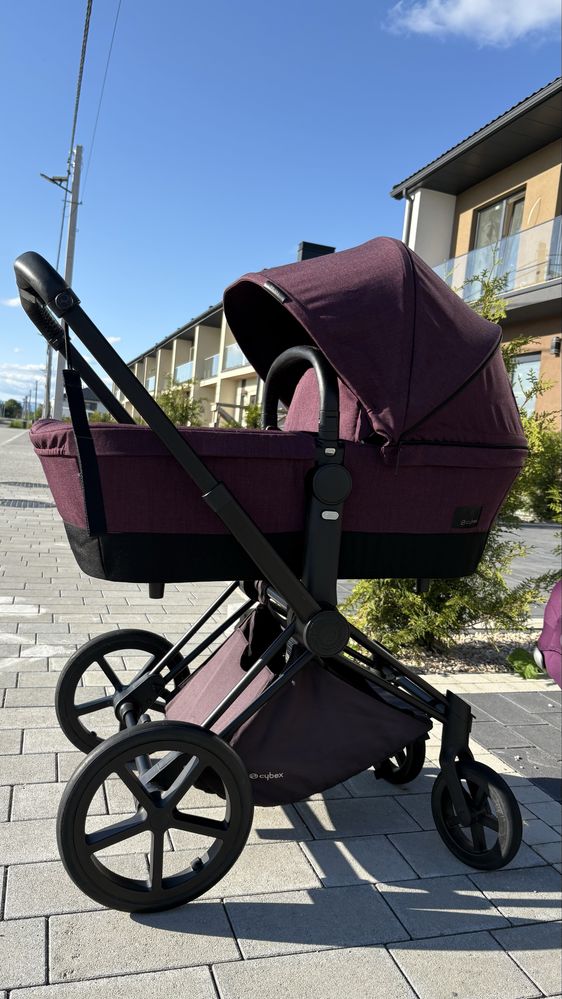 Коляска Cybex Priam 2в1 шасі, люлька, прогулянковий блок та аксесуари