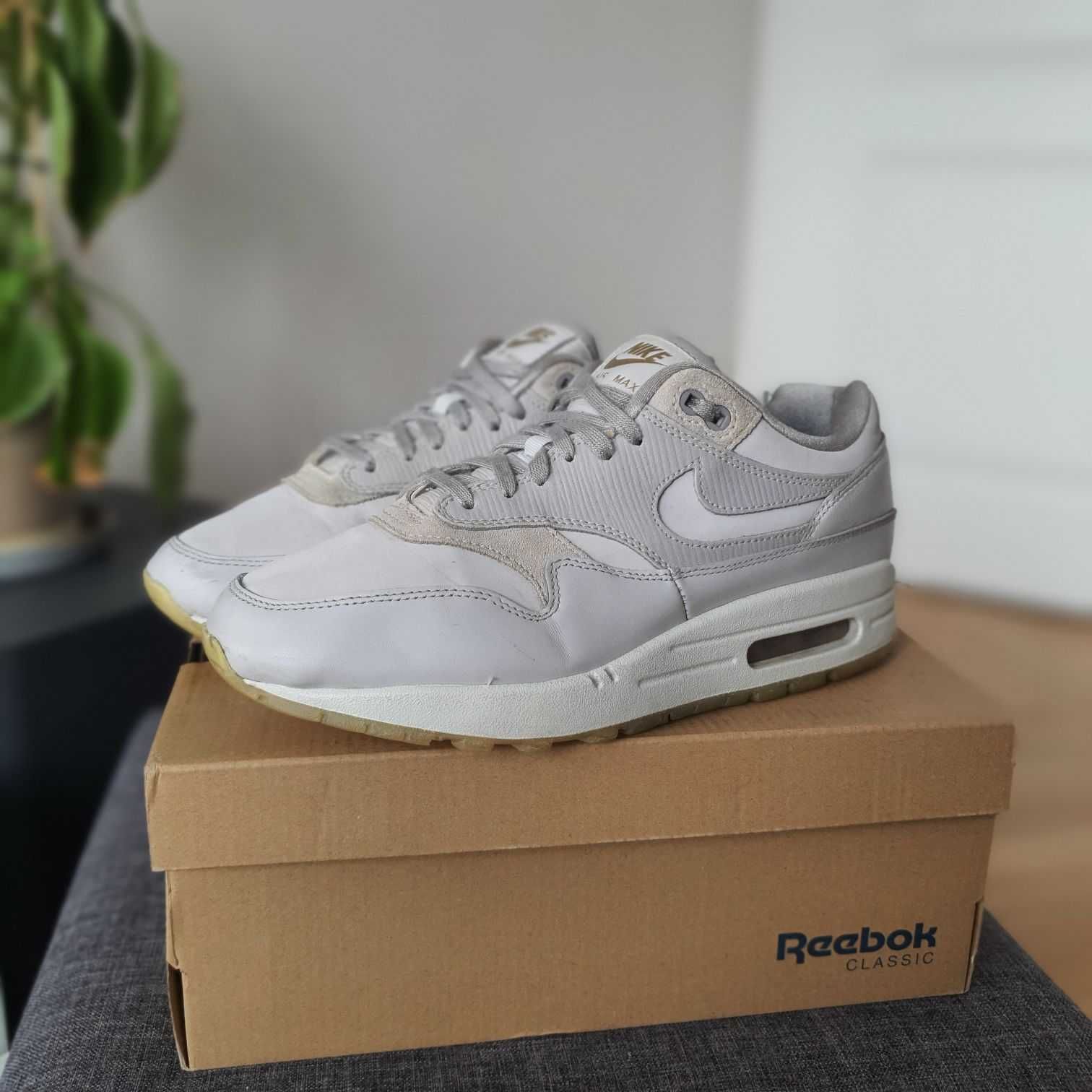 Buty NIKE Air Max 1 Premium - r. 40 - szare - oryginalne