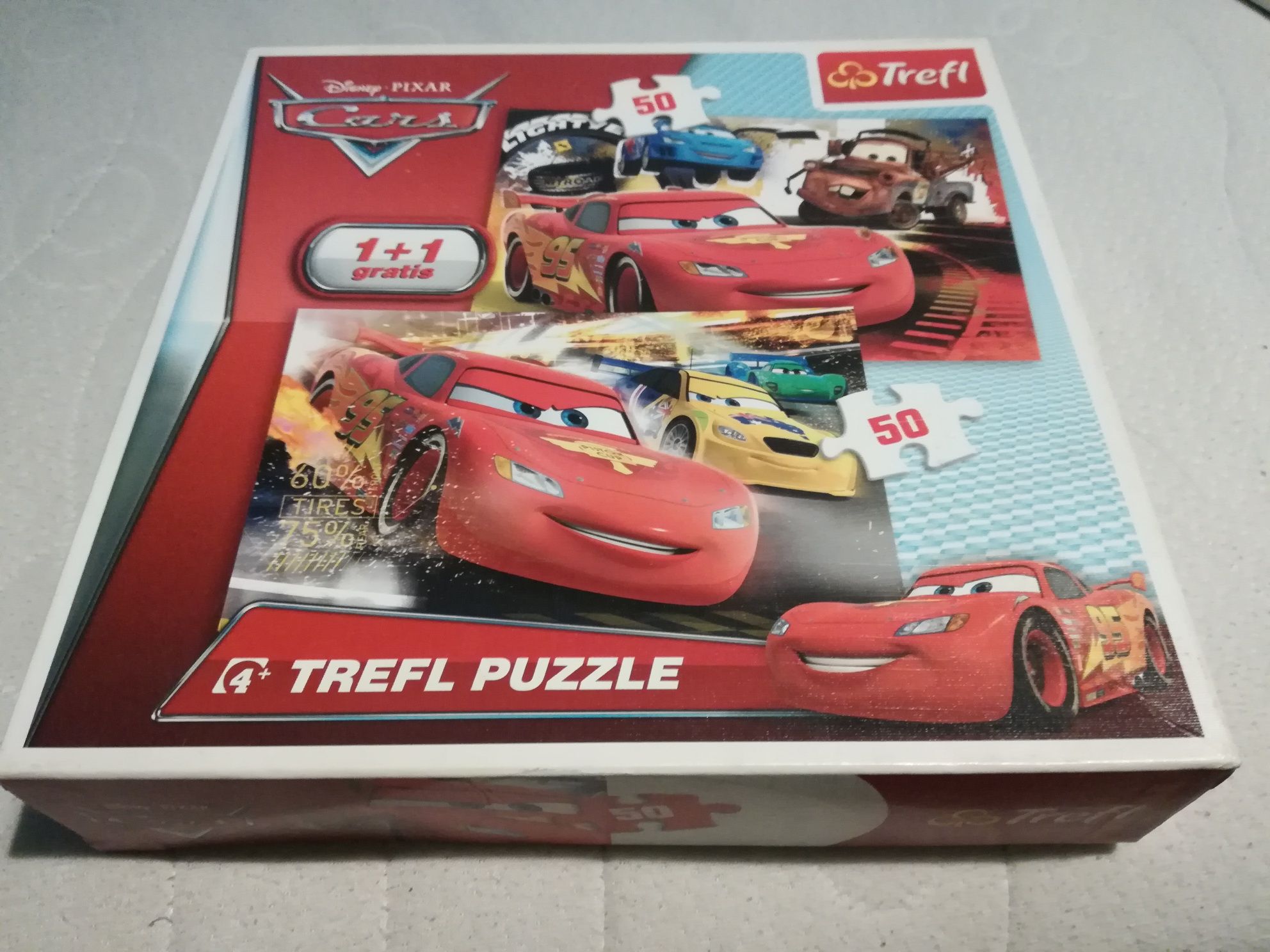 Puzzle trefl 100 elementów Disney Auta