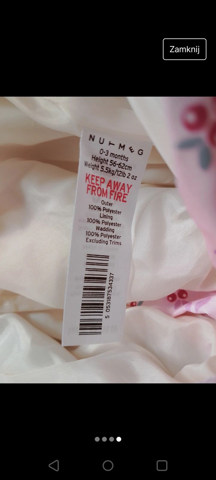 Kombinezon dla dziewczynki