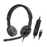 Axtel Voice UC40 stereo USB-A (AXH-V40UCD), słuchawki z mikrofonem
