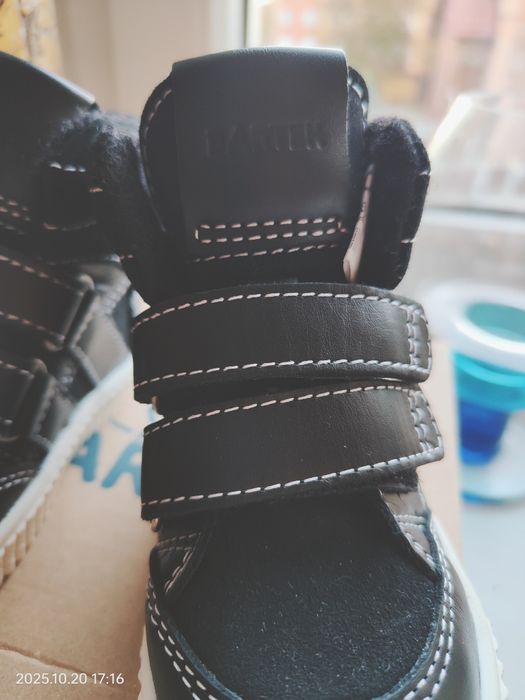 NOWE Trzewiki ocieplane BARTEK 1390-R54P, dla chłopców, czarny