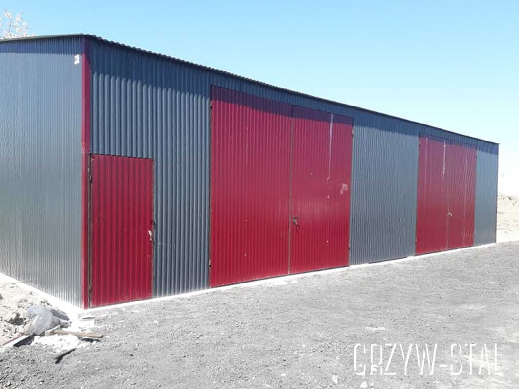 Duży Garaż Blaszany 15x10m Wiata , Hala  - GrzywStal