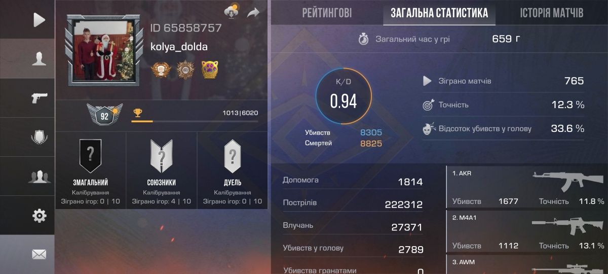 Акаунт в стендофф 2