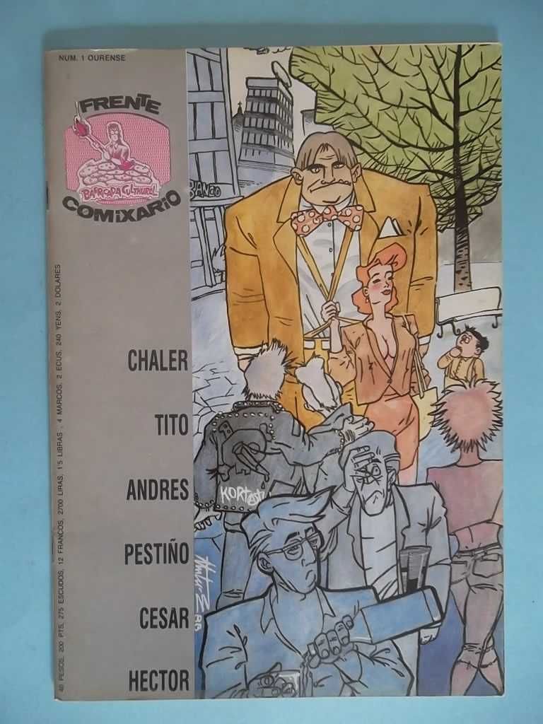 Lote de fanzines de BD estrangeiros , ver fotos.