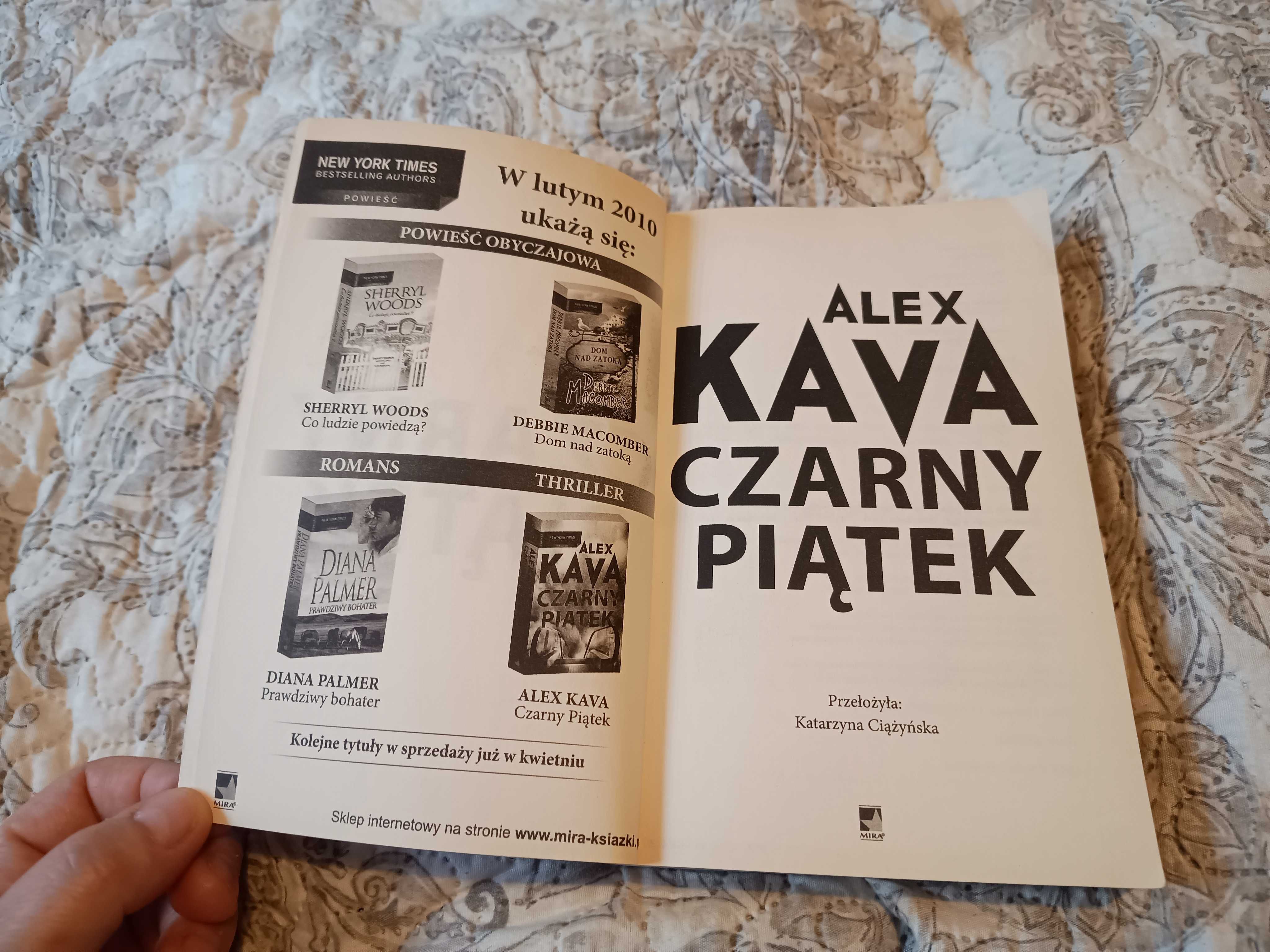 "Czarny piątek" A.Kava , thriller