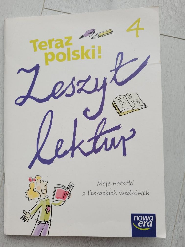 Zeszyt lektur 4 moje notatki z literackich wędrówek TERAZ POLSKI