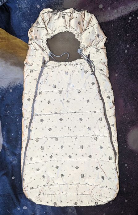 Зимовий конверт в коляску світловідбиваючий