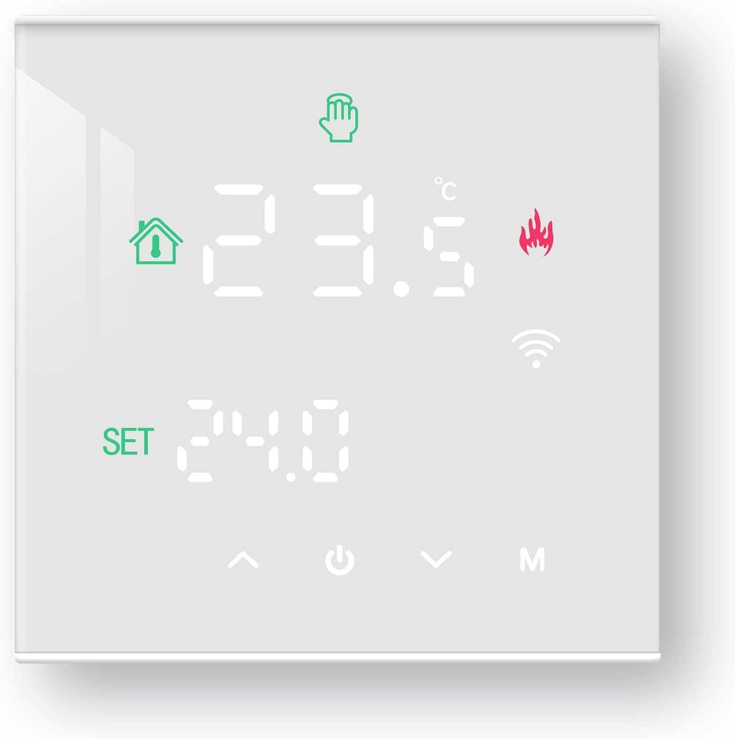 Beok TGW60W-WIFI-WP Termostat WiFi do Ogrzewania Wodnego Biały