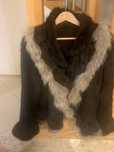 Futro z norek M/L nowe