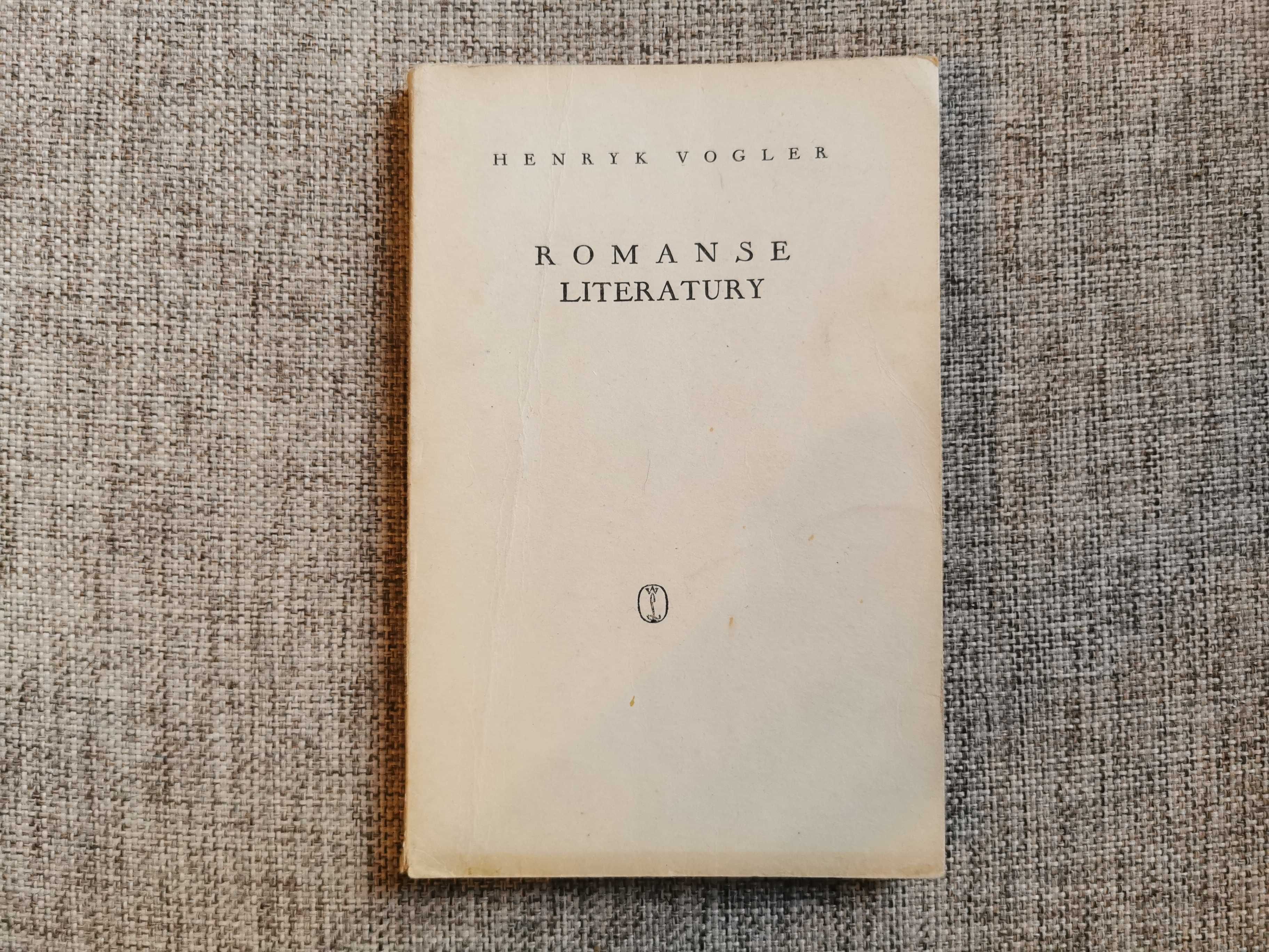 Henryk Vogler - Romanse literatury