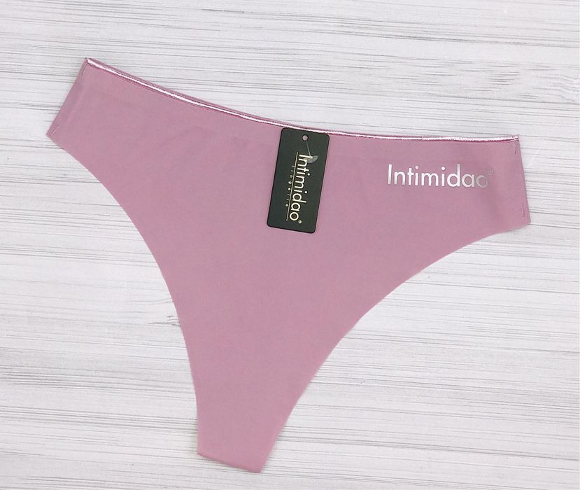 M L XL XXL gładkie stringi majtki laserowo cięte Intimidao