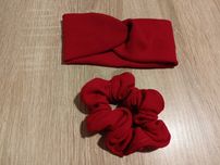 Opaska na włosy na głowę i gumka scrunchies