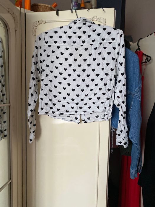 Koszula H&M w serduszka w serca 34 XS