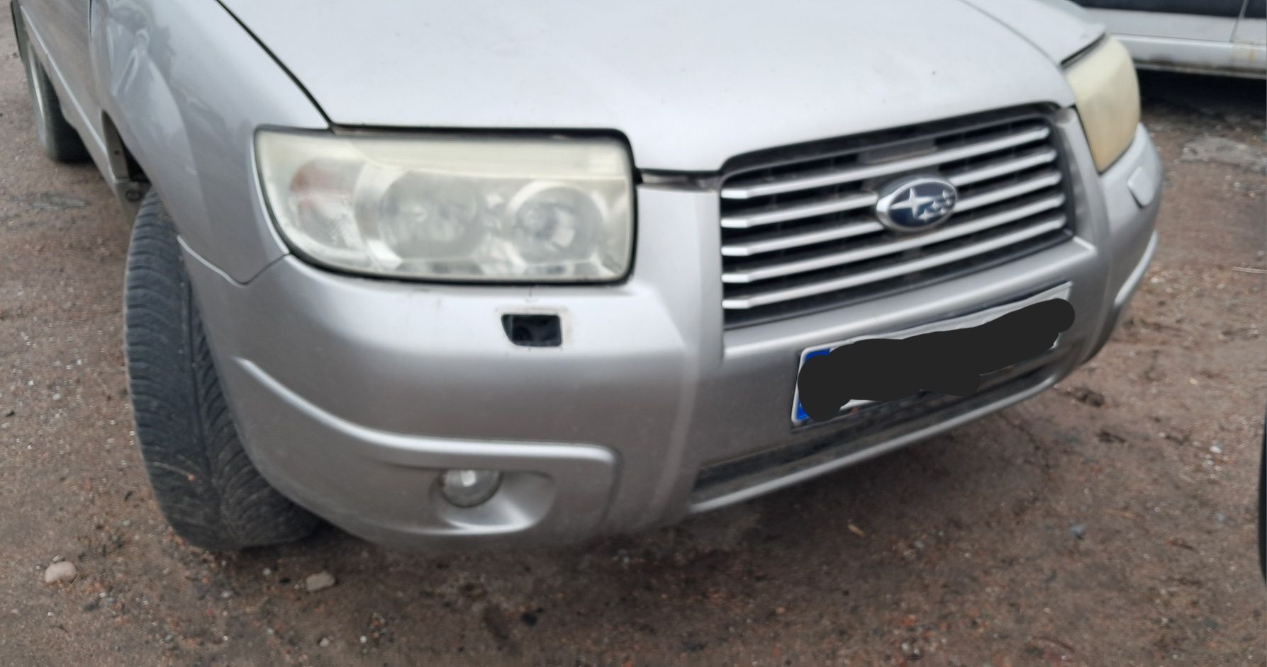 SUBARU FORESTER 2 LIFT SG 2006 kompletny zderzak z grill