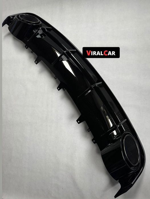 Dyfuzor Dokładka AUDI A6 C7 S LINE Czarny Połysk