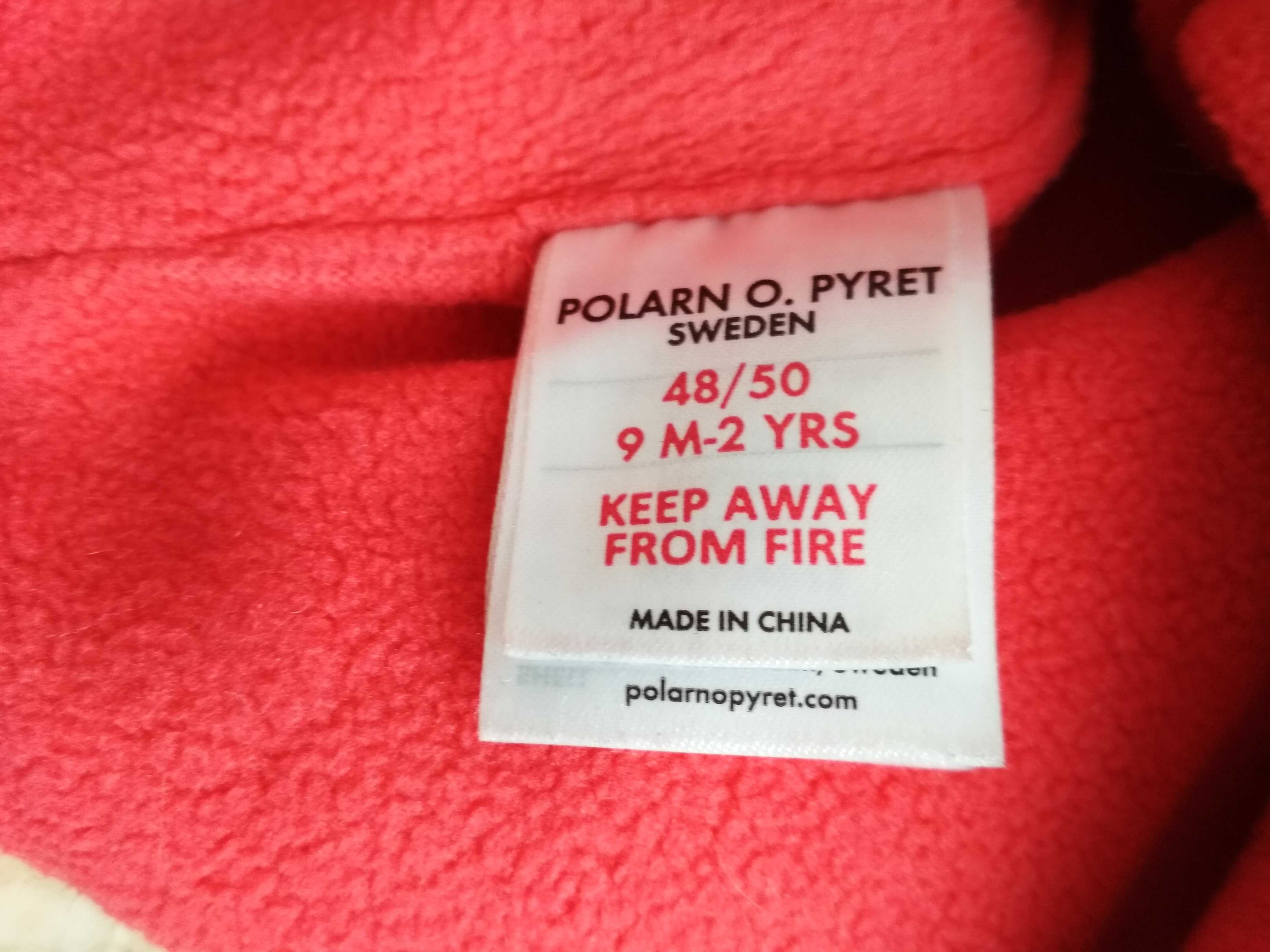 Czapka Polarn O. Pyret 50% Merino rozm.48/50 (9mies.-2 lata)