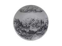 piękny talerz porcelanowy austria 1787 pejzaż