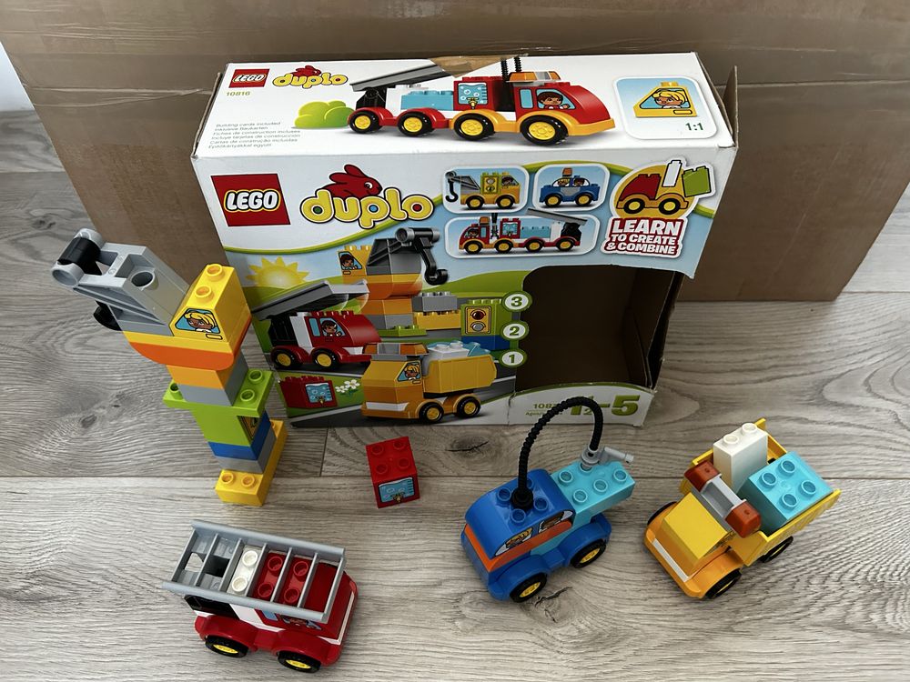 Lego Duplo moje pierwsze pojazdy 10816