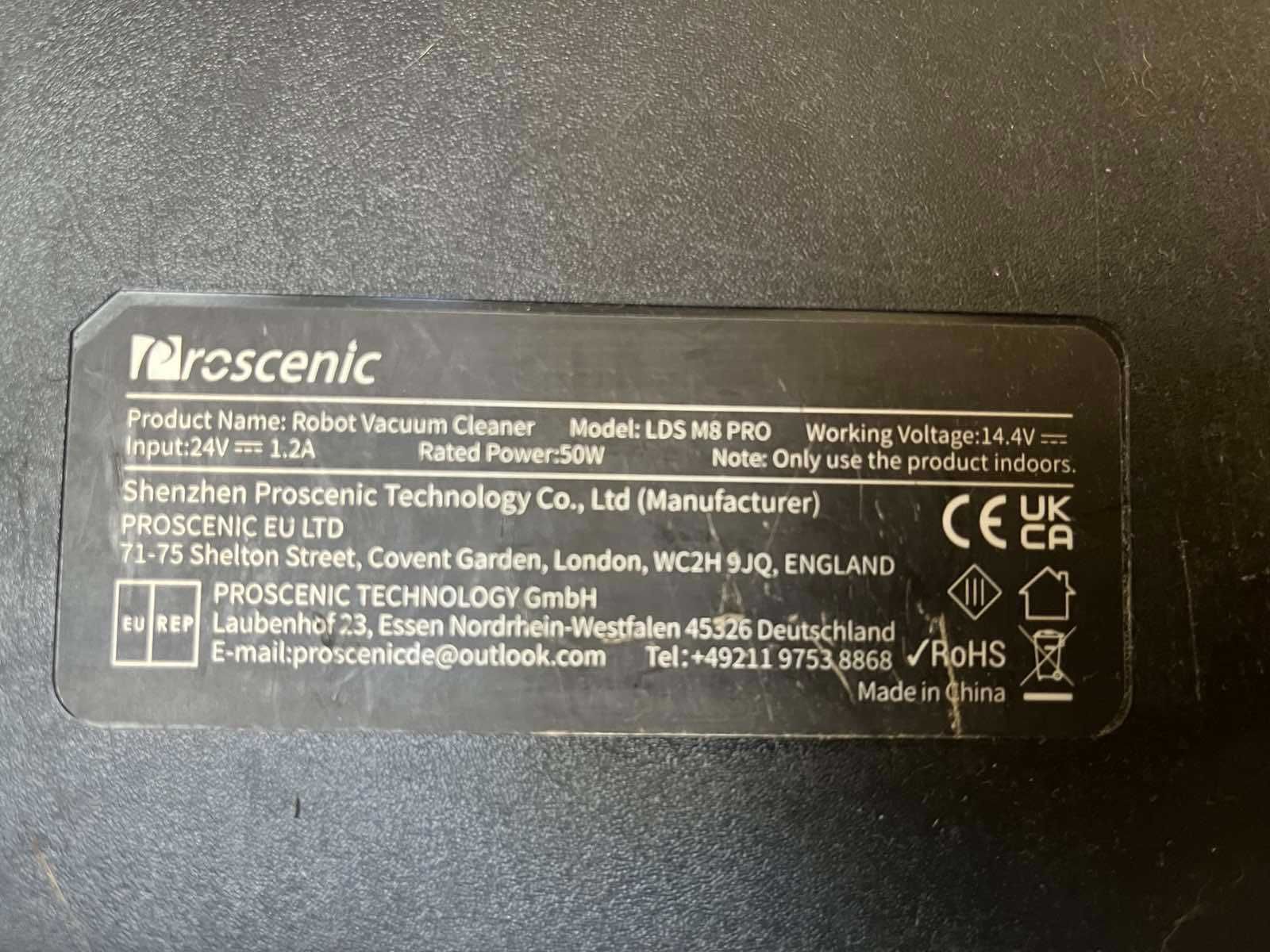 Робот пилосос Proscenic M8 PRO