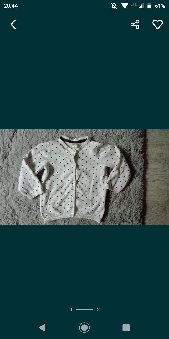 Sweter sweterek hm h&m 80