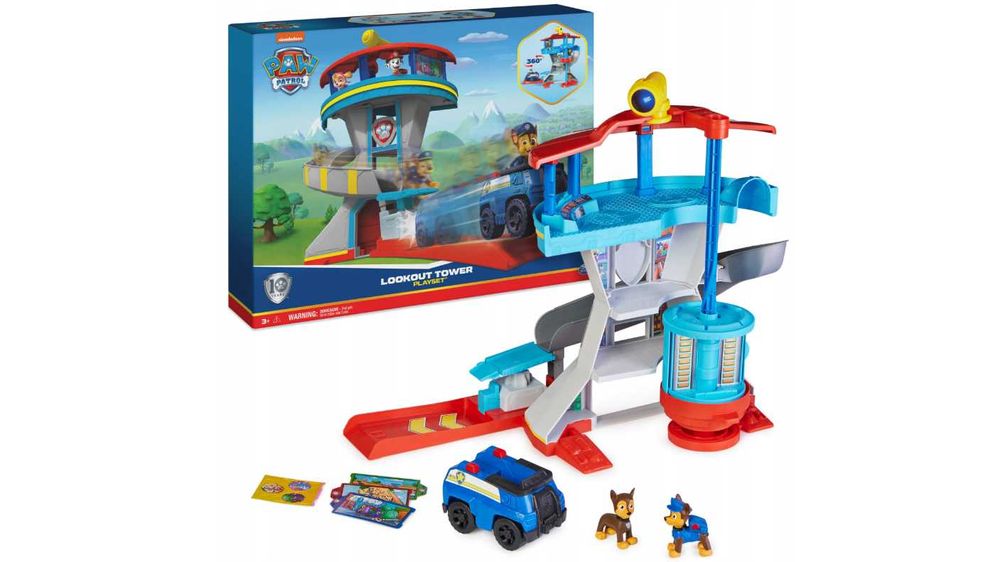 PSI PATROL baza obserwacyjna z pojazdem policyjnym i figurkami