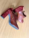 Botins GEOX salto-alto castanhos