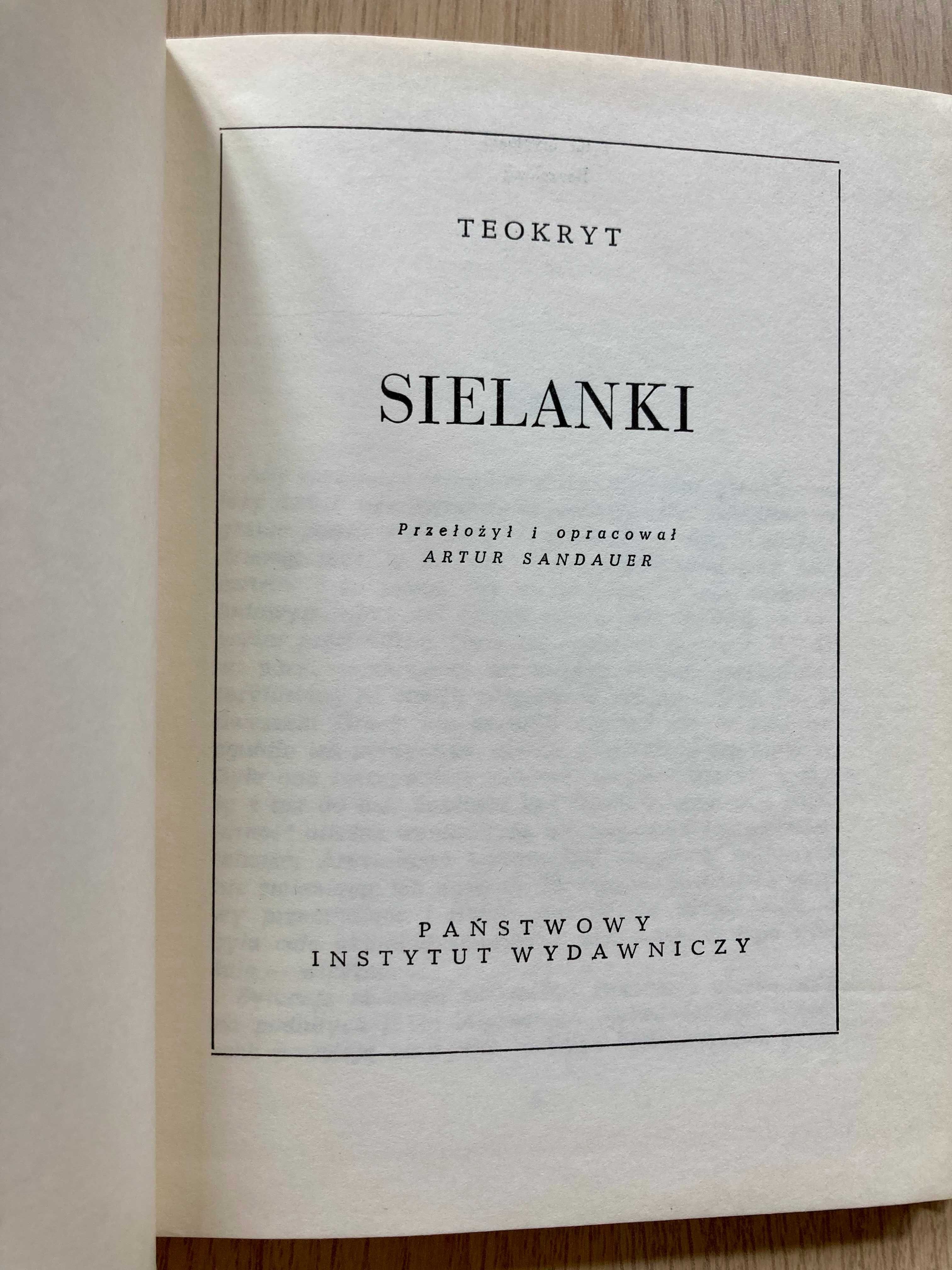 Teokryt-Sielanki.Poezja